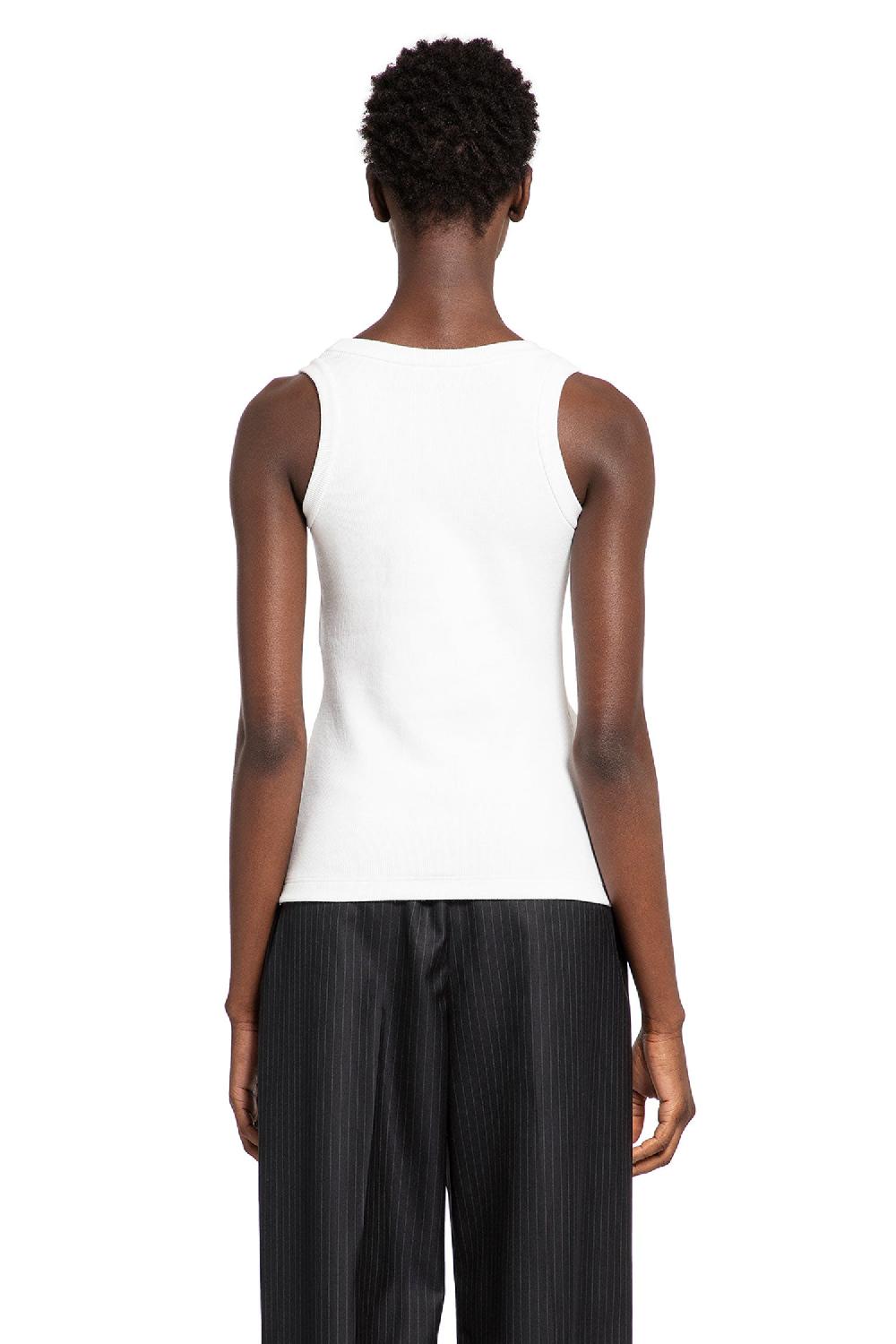 Antonioli ALEXANDER MCQUEEN WOMAN WHITE T-SHIRTS & TANK TOPS Grande vendita