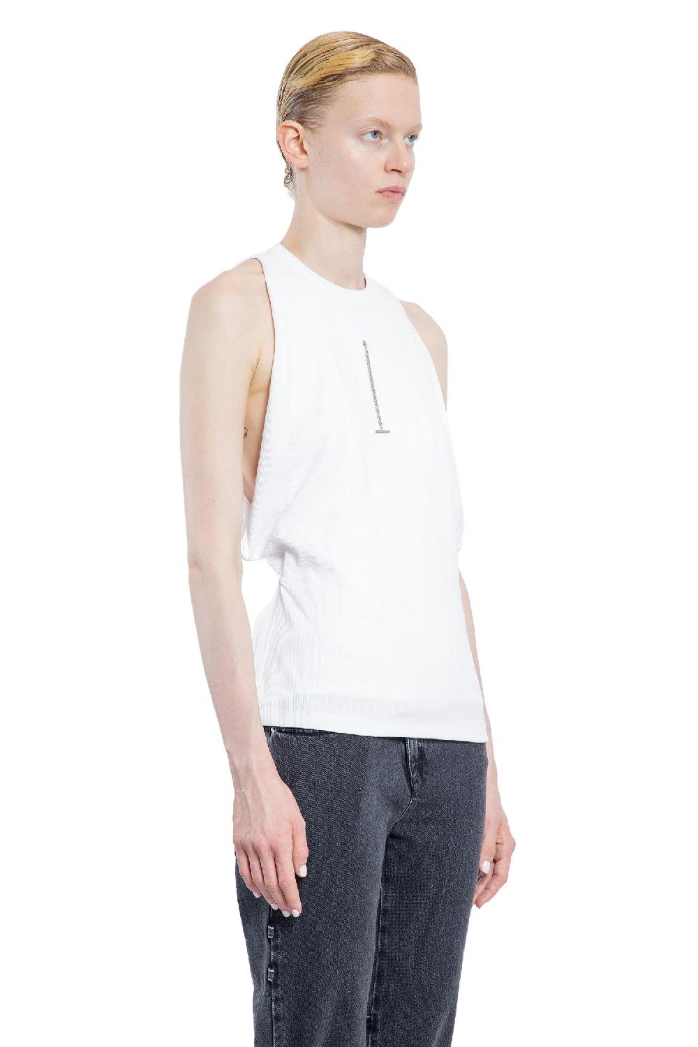 Antonioli ALEXANDER MCQUEEN WOMAN WHITE T-SHIRTS & TANK TOPS Flash Sale