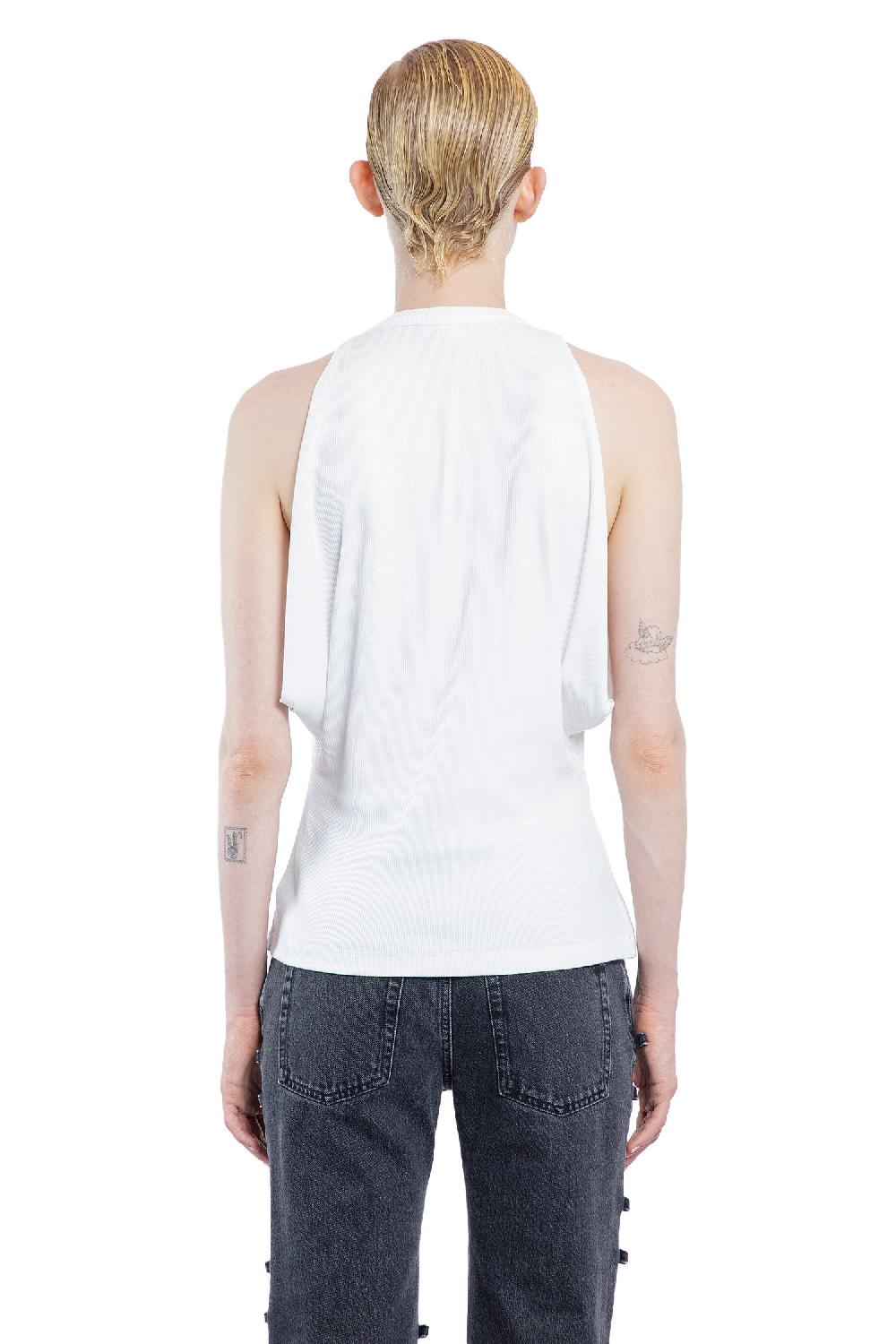 Antonioli ALEXANDER MCQUEEN WOMAN WHITE T-SHIRTS & TANK TOPS Flash Sale
