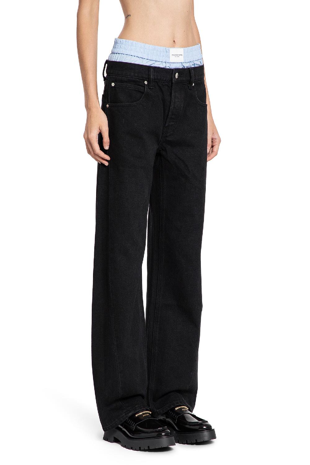 Antonioli ALEXANDER WANG WOMAN BLACK JEANS Offerta natalizia