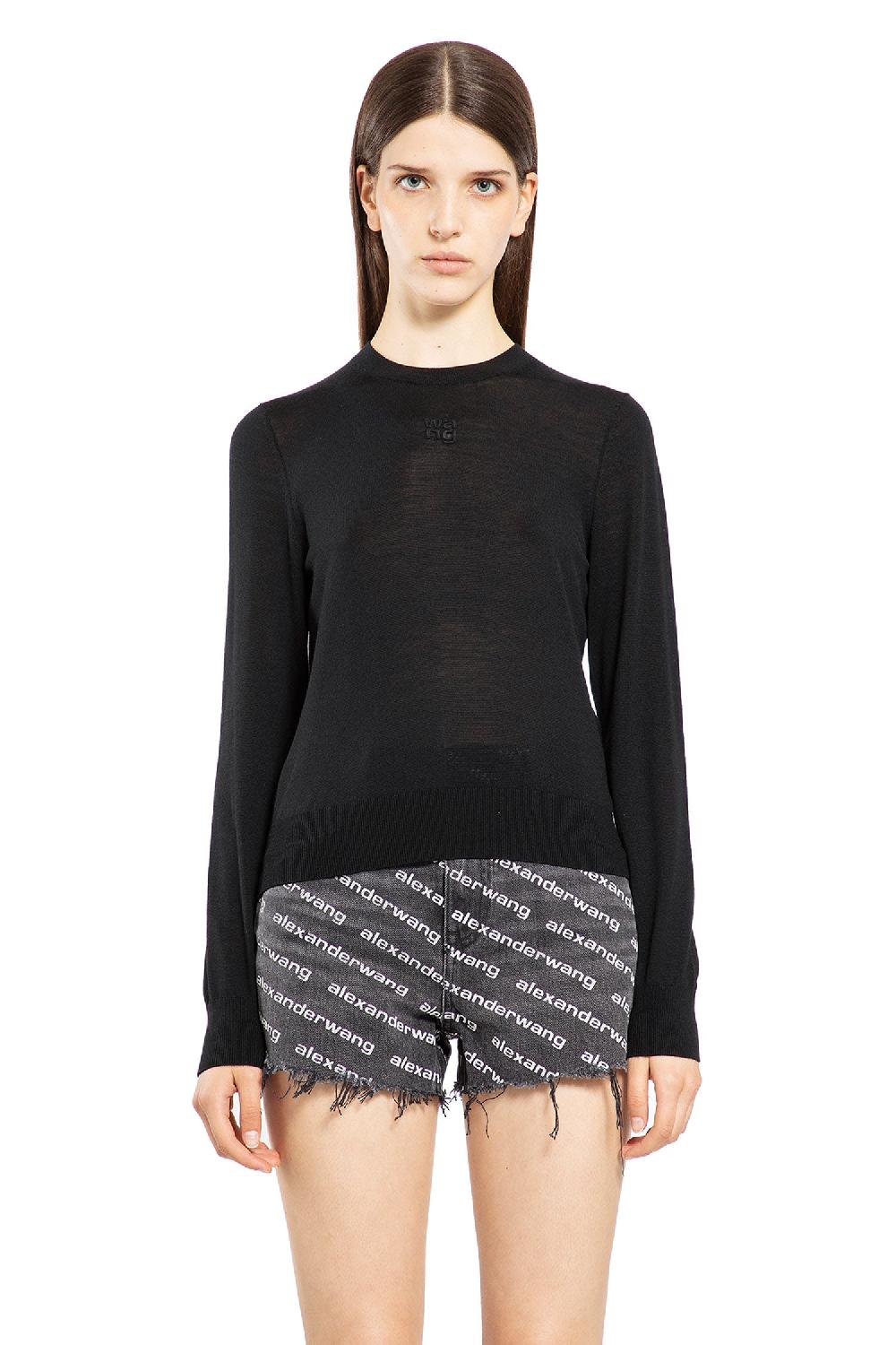 Antonioli ALEXANDER WANG WOMAN BLACK KNITWEAR Offerta Pasqua