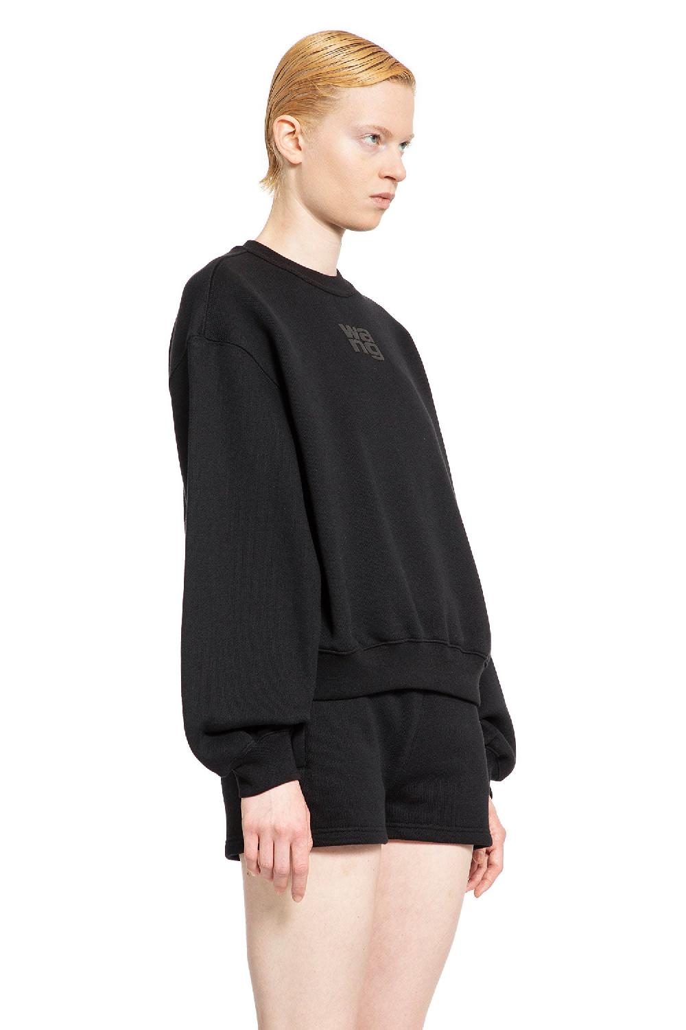 Antonioli ALEXANDER WANG WOMAN BLACK SWEATSHIRTS Latest fashion