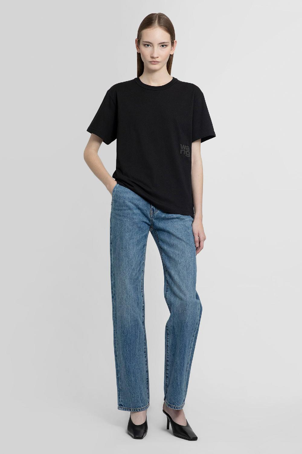 Antonioli ALEXANDER WANG WOMAN BLACK T-SHIRTS & TANK TOPS Offerta temporanea
