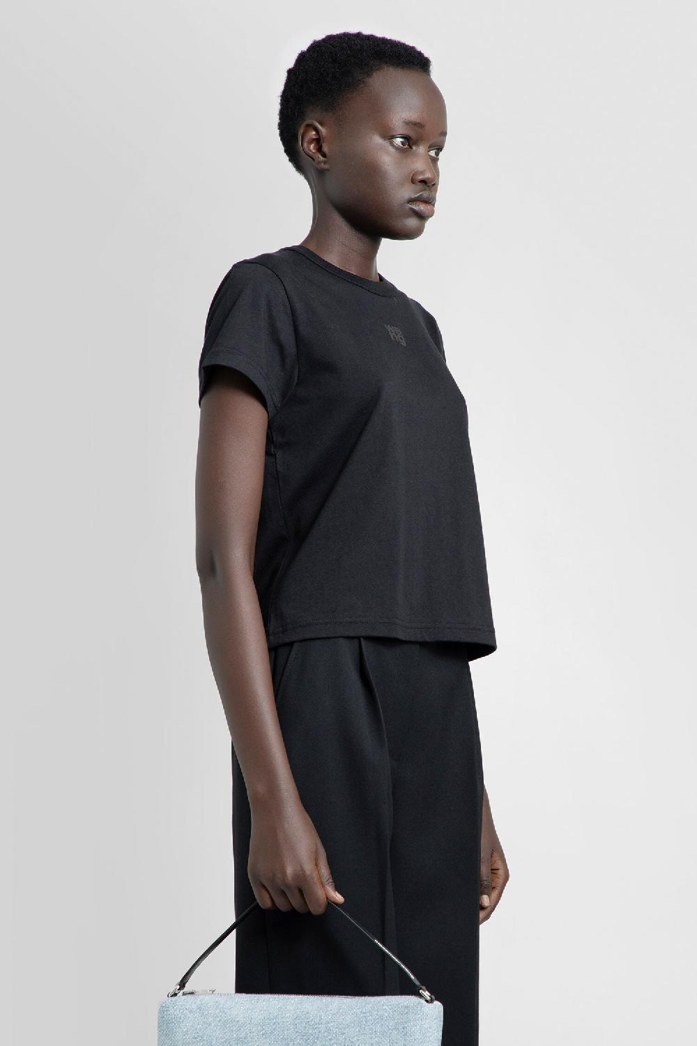 Antonioli ALEXANDER WANG WOMAN BLACK T-SHIRTS & TANK TOPS Offerte esclusive