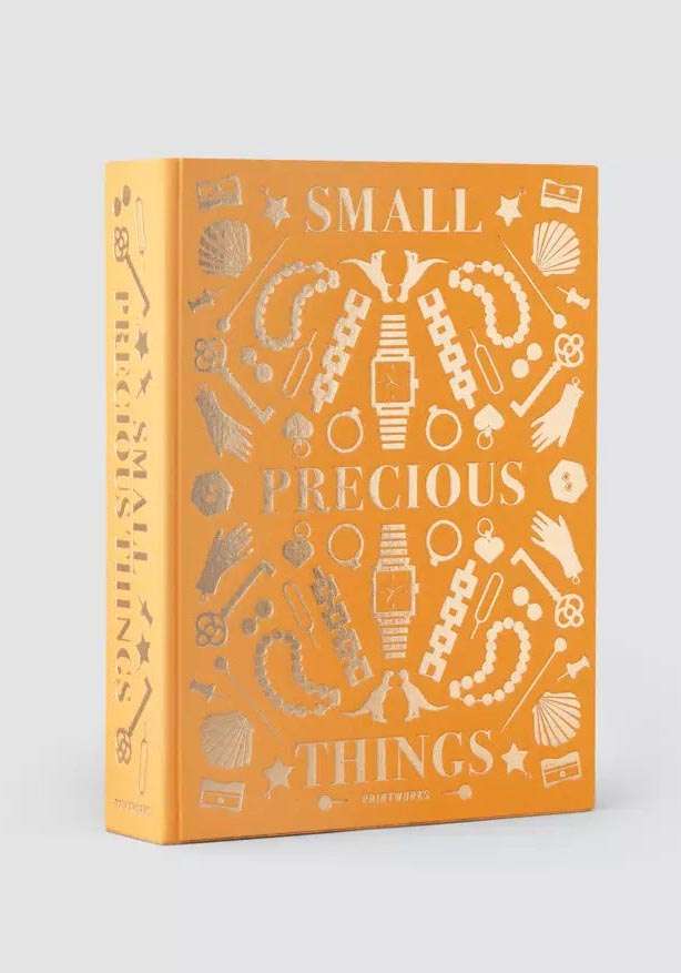 Rose & Lini PRINTWORKS “PRECIOUS THINGS” STORAGE BOX YELLOW Pezzi Unici