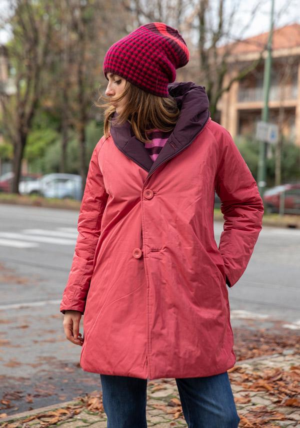 Rose & Lini OOF WEAR REVERSIBLE “JACKET 9410” BORDEAUX & FUCSIA Offerta