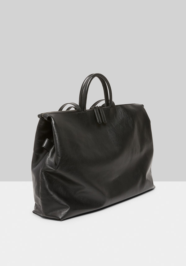 Rose & Lini MARSÈLL “4 IN ORIZZONTALE” BLACK LEATHER BAG Outlet