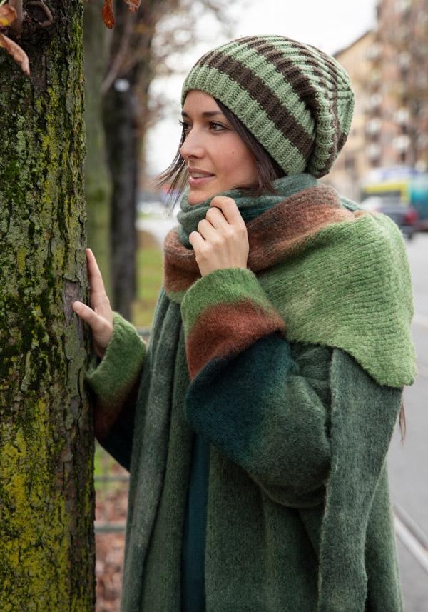 Rose & Lini FISSORE CASHMERE “MARIANNE 13” KAKI SCARF Comprane uno, ottenene uno gratis