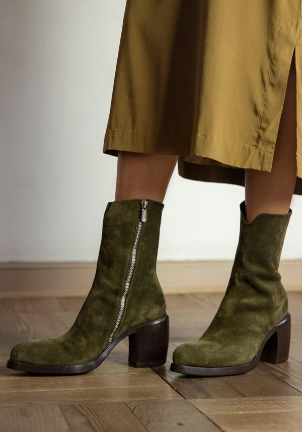 Rose & Lini ROCCO P. “TRONCHETTO SENSORY” DILL ANKLE BOOTS 2025