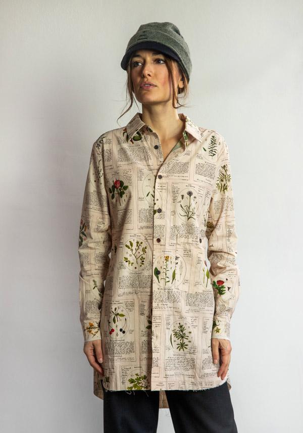 Rose & Lini ALEKSANDR MANAMIS COTTON “SHIRT 19115” HERBARIUM Spedizione Gratuita