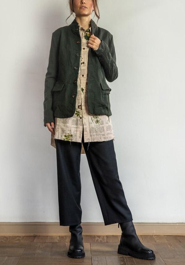 Rose & Lini ALEKSANDR MANAMIS COTTON “SHIRT 19115” HERBARIUM Spedizione Gratuita