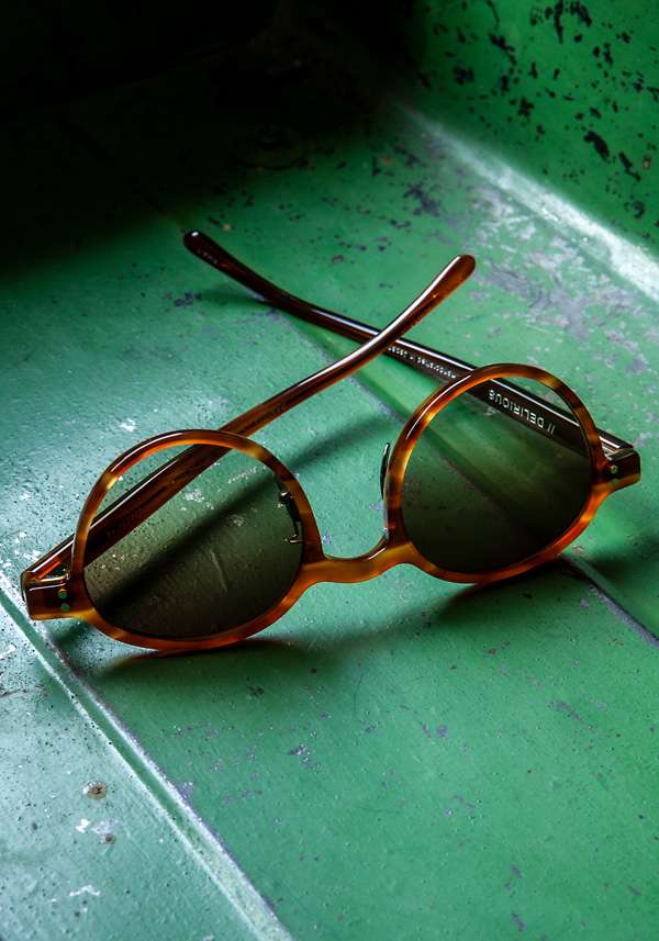 Rose & Lini DELIRIOUS “PHANTOS” #1 LIGHT TORTOISE SUNGLASSES Fino Al -60%
