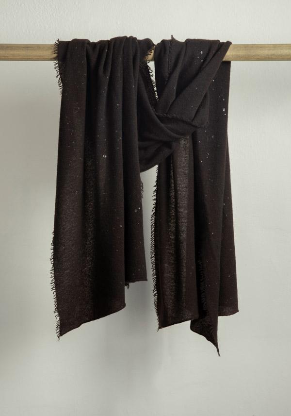 Rose & Lini FALIERO SARTI CASHMERE “ARIEL” ESPRESSO STOLE Convenienza