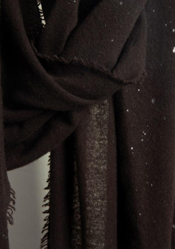 Rose & Lini FALIERO SARTI CASHMERE “ARIEL” ESPRESSO STOLE Convenienza