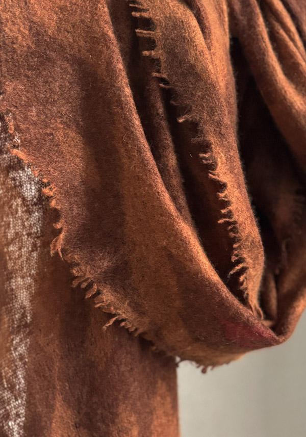 Rose & Lini MIRROR IN THE SKY CASHMERE “OPEN KNITTED PRINT” COB & WILLOW SCARF Negozio online di fabbrica
