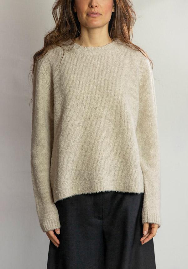 Rose & Lini SAVERIO PALATELLA CASHMERE & SILK “CREW NECK BOXY” BAILEYS KNIT Pezzi Unici