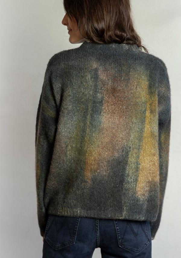 Rose & Lini FISSORE CASHMERE “MARIANNE 17” CHARCOAL PULLOVER Promozione Limitata