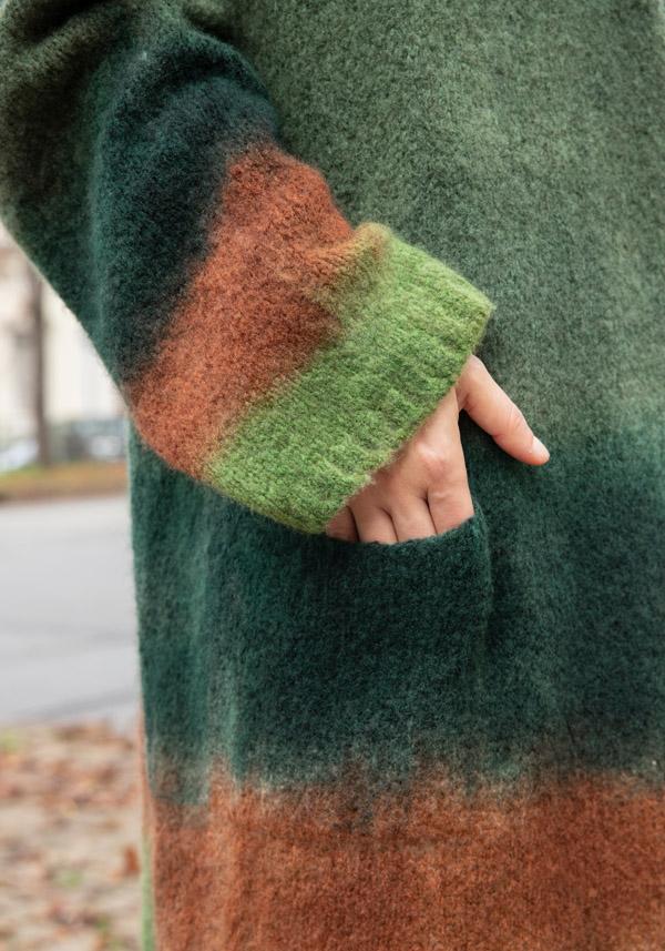 Rose & Lini FISSORE CASHMERE “MARIANNE 3” KAKI LONG CARDIGAN Shopping Online