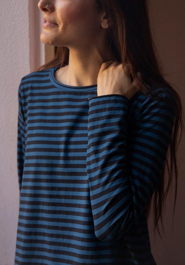 Rose & Lini LABO ART COTTON “JEPPE” ALASKA STRIPED T-SHIRT Economico