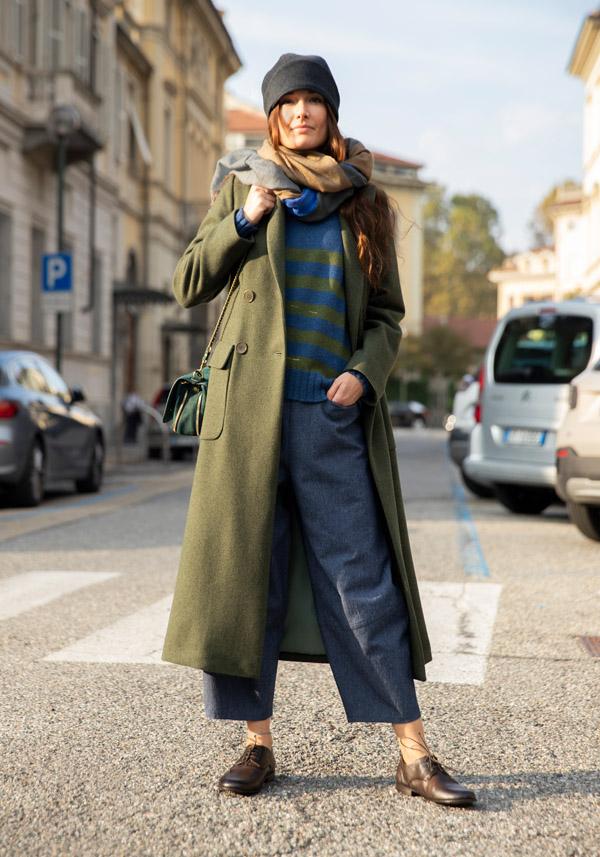 Rose & Lini MARCHÉ DES PALMIERS WOOL “GINEVRINA” STRIPED PULL BAKIR & VILS Outlet