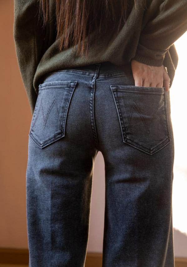 Rose & Lini MOTHER DENIM “THE TWISTER HEEL” STONE JEANS Hotsell