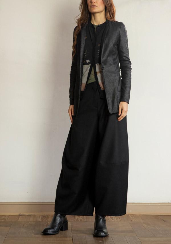 Rose & Lini ANTIPAST COTTON & CASHMERE “CARDIGAN NF104-790” BLACK Flash Sale