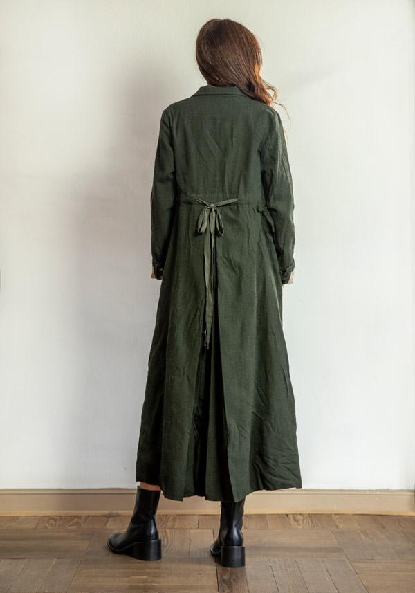 Rose & Lini ALEKSANDR MANAMIS WOOL “COAT 1149” GREEN Offerta Giorno del Papà
