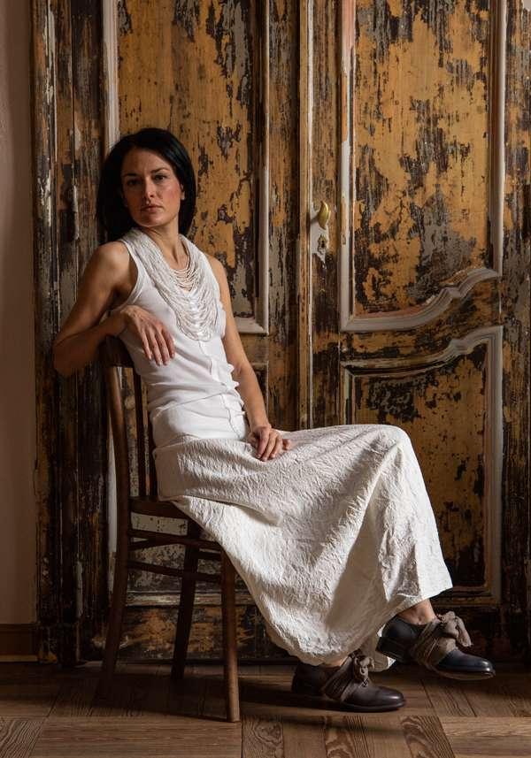 Rose & Lini MARC LE BIHAN “DEBARD 2816” WHITE TOP Offerta temporanea
