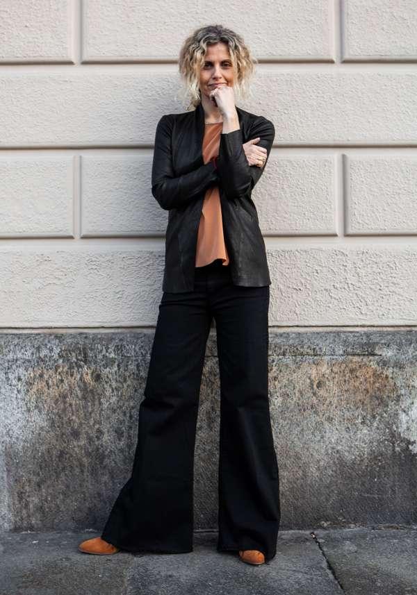 Rose & Lini GIORGIO BRATO BLACK LEATHER JACKET 13070 Lightning offer