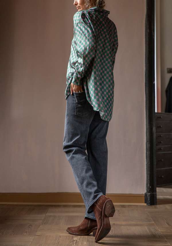 Rose & Lini MOTHER DENIM “THE DITCHER ZIP” BLACK JEANS Offerte stagionali