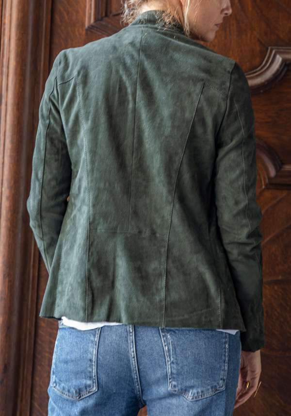 Rose & Lini GIORGIO BRATO NAFTA SUEDE JACKET 9593 Promozione temporanea
