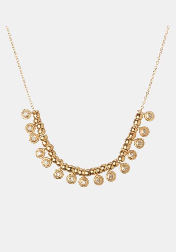 Rose & Lini 5 OCTOBRE “SILOE” GOLD & DIAMONDS NECKLACE Sostegno trimestrale