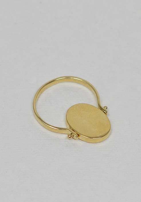 Rose & Lini MAITEA “SAINT TROPEZ” DOUBLE FACE GOLD RING 50% di sconto per tempo limitato