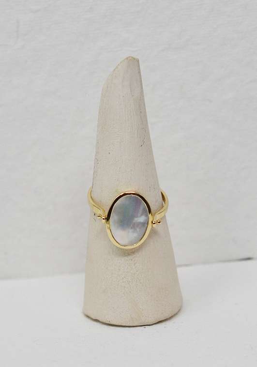 Rose & Lini MAITEA “SAINT TROPEZ” DOUBLE FACE GOLD RING 50% di sconto per tempo limitato