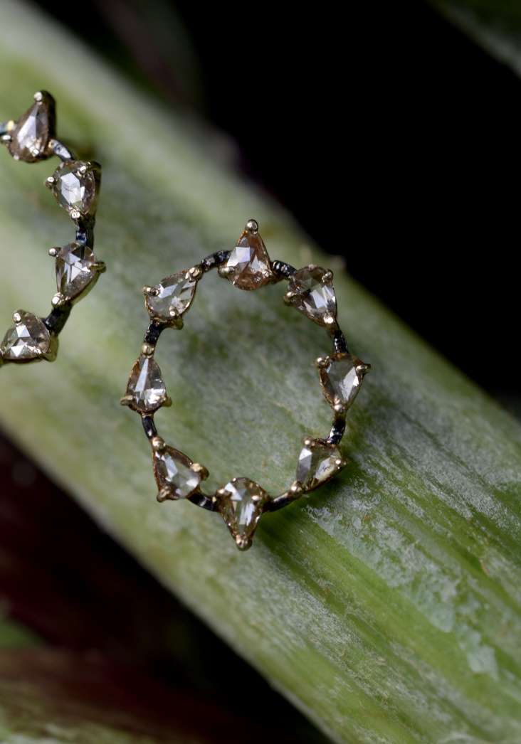 Rose & Lini 5 OCTOBRE “JOJO” EARRINGS In Linea