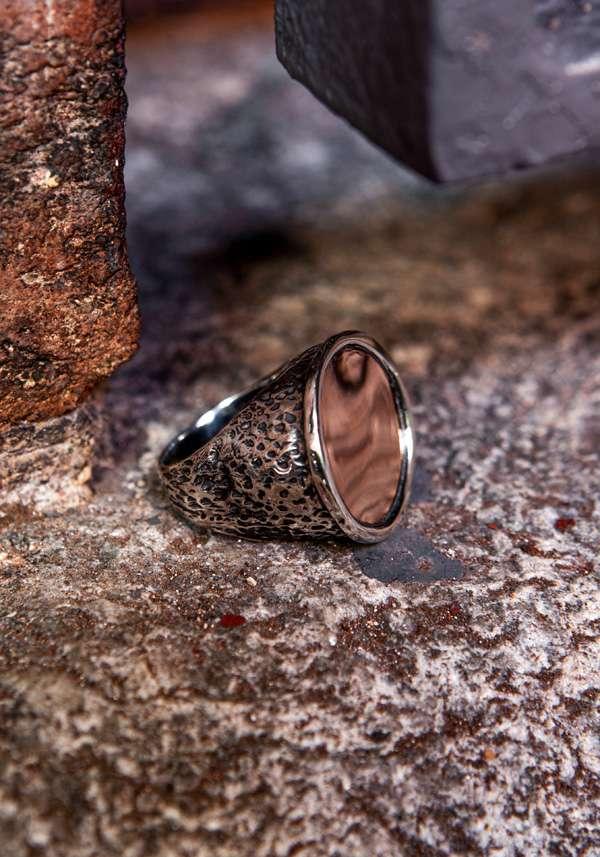 Rose & Lini SIMONA TAGLIAFERRI SMALL “MOON RING J175” PINK GOLD Vendita