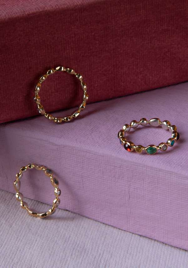 Rose & Lini DORETTE “BAGUE SANS FIN” GOLD RING Promozione Limitata