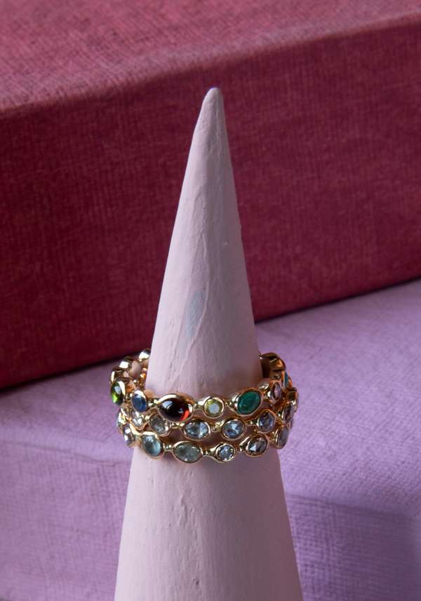 Rose & Lini DORETTE “BAGUE SANS FIN” GOLD RING Promozione Limitata