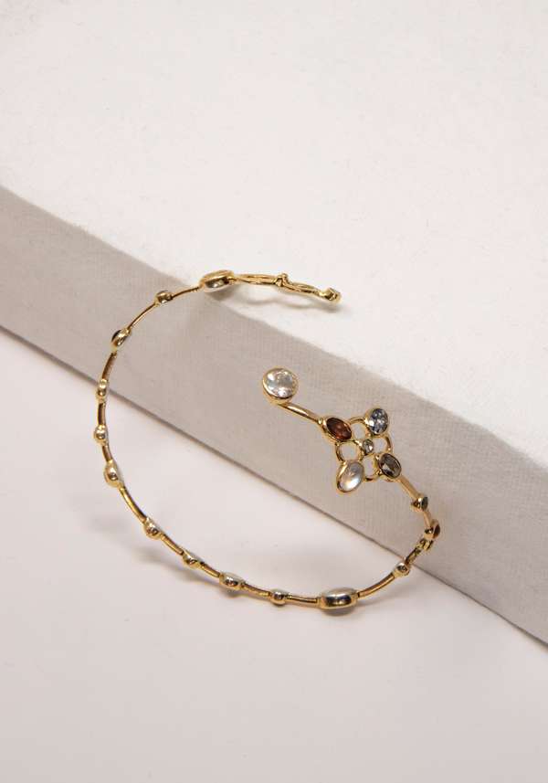Rose & Lini DORETTE GOLD STUDDED “JARDINAGE BRACELET” #1 Fino Al -60%