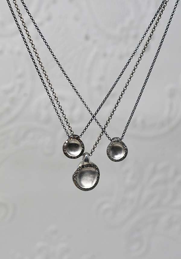 Rose & Lini ROSAMARIA SMALL COGNAC DIAMONDS PENDANT NECKLACE Offerta natalizia