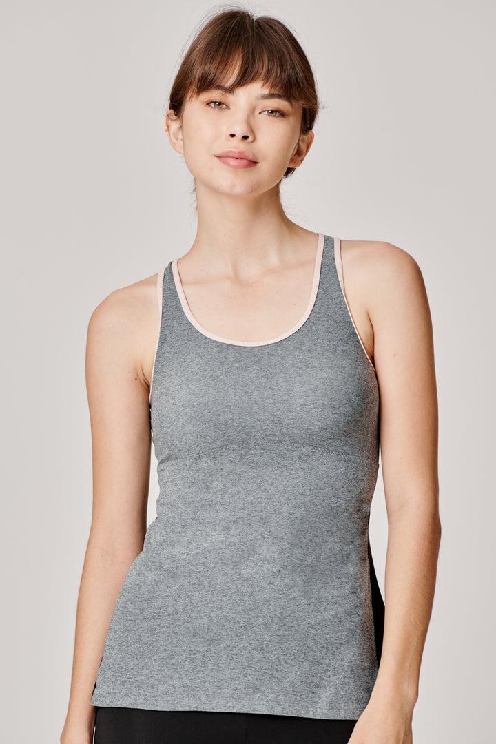 Sàpopa Classico Grey-Pink Tank Top Outlet