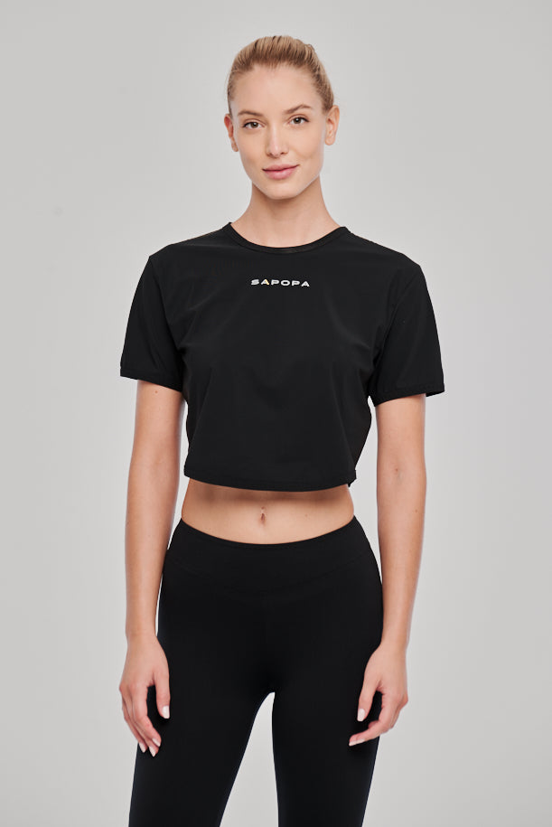Sàpopa Sapopa Black T Shirt Negozio
