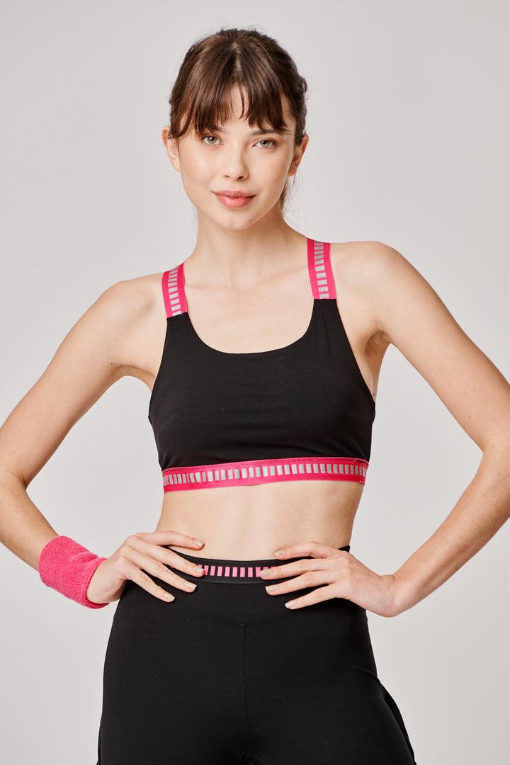 Sàpopa Cloe Black-Fucsia Bra Consegna Veloce