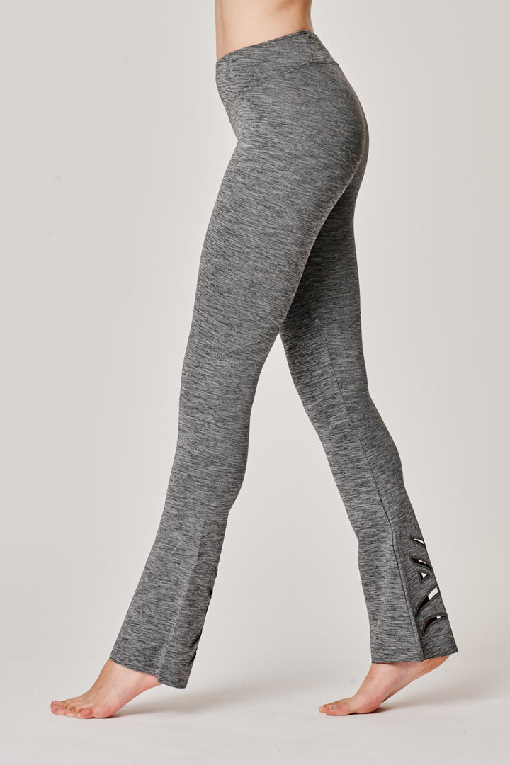 Sàpopa Vortice Grey Flare Leggings Hotsell