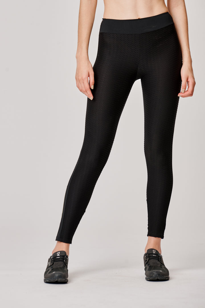 Sàpopa Lalla 3D Texture Yellow Leggings Vendita Calda