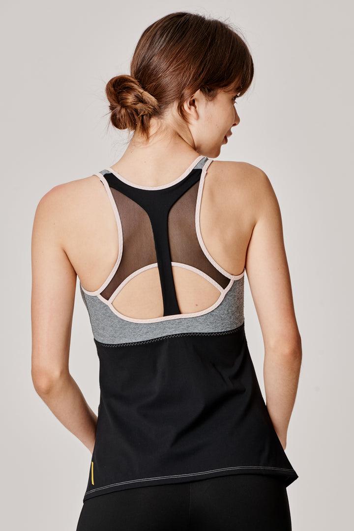Sàpopa Classico Grey-Pink Tank Top Sconto