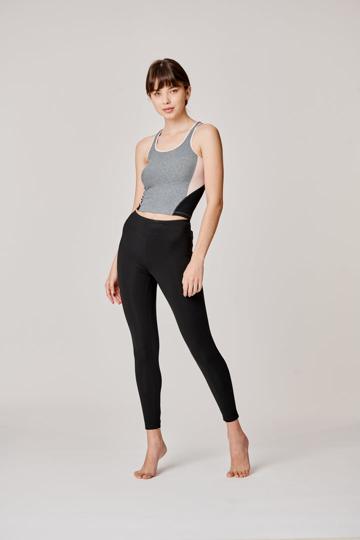 Sàpopa Classy Grey-Pink Crop Top Negozio