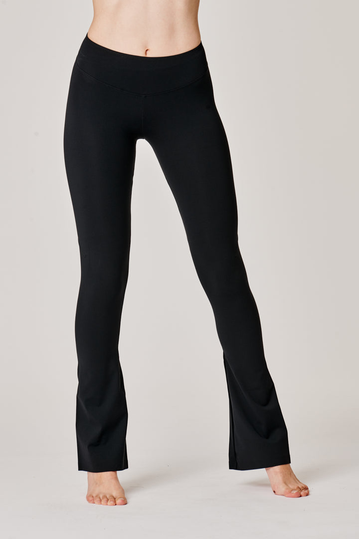 Sàpopa Vortice Black Flare Leggings Saldi