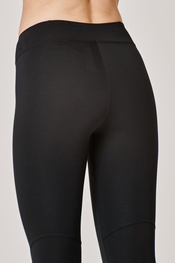 Sàpopa Vortice Black Flare Leggings Saldi