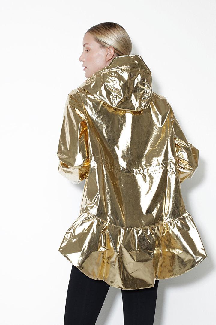 Sàpopa Scudo 2.0 Gold Nylon Windbreaker Vendita Calda